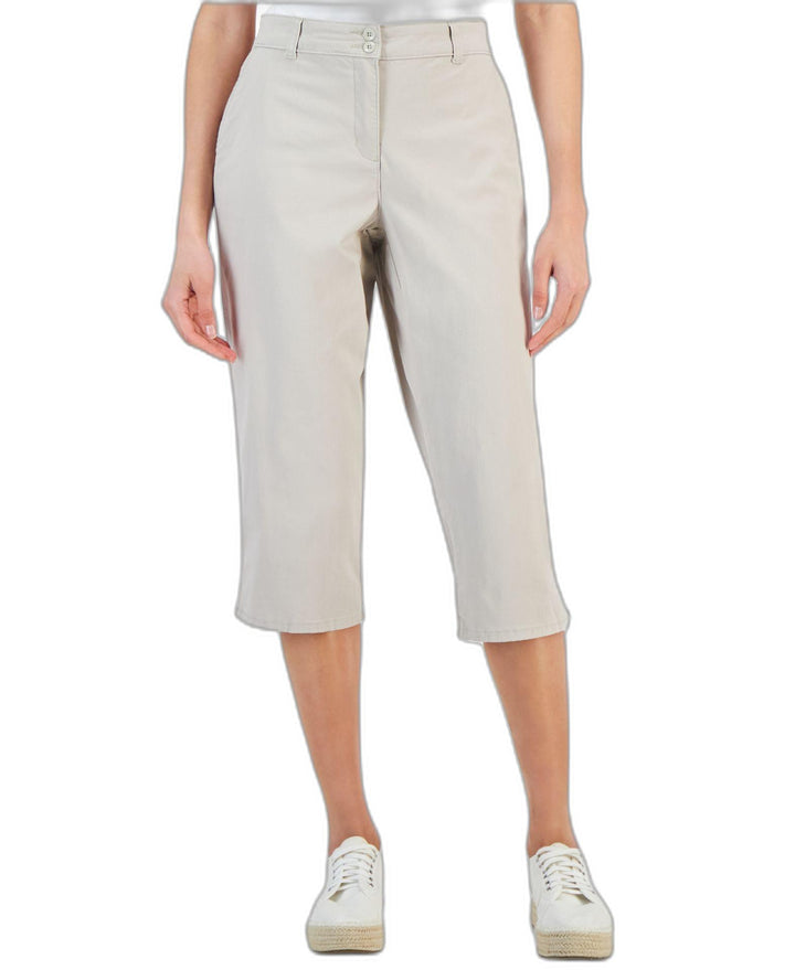Women's Comfort Waist Capri Pants
