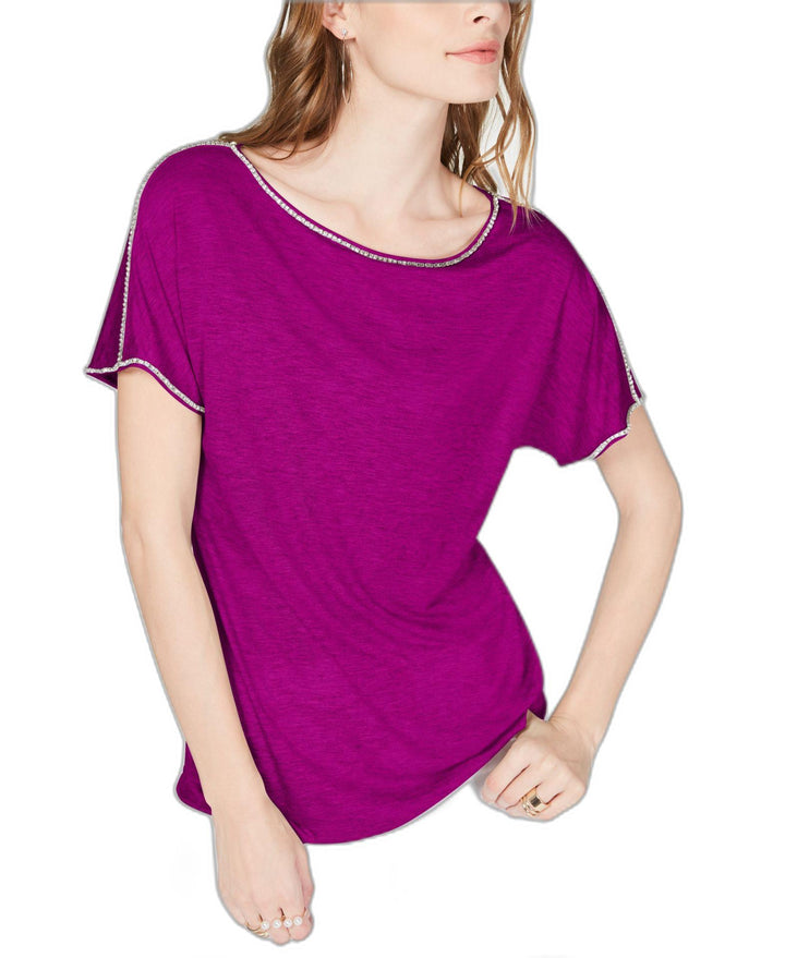 INC International Concepts Womens Embellished Top