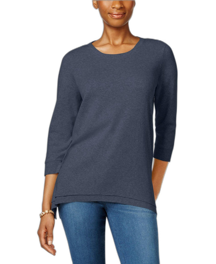 Layered-Hem Top