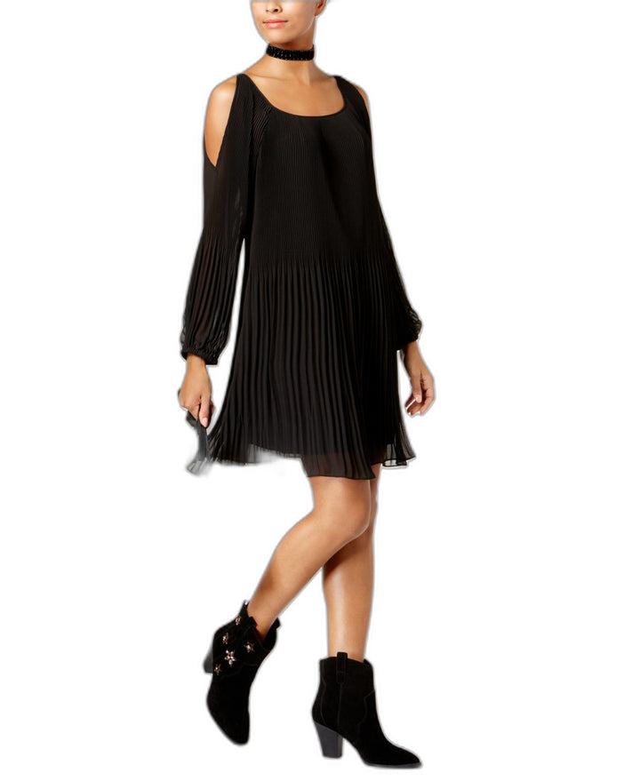 INC International Concepts Cold Shoulder Swing Dress