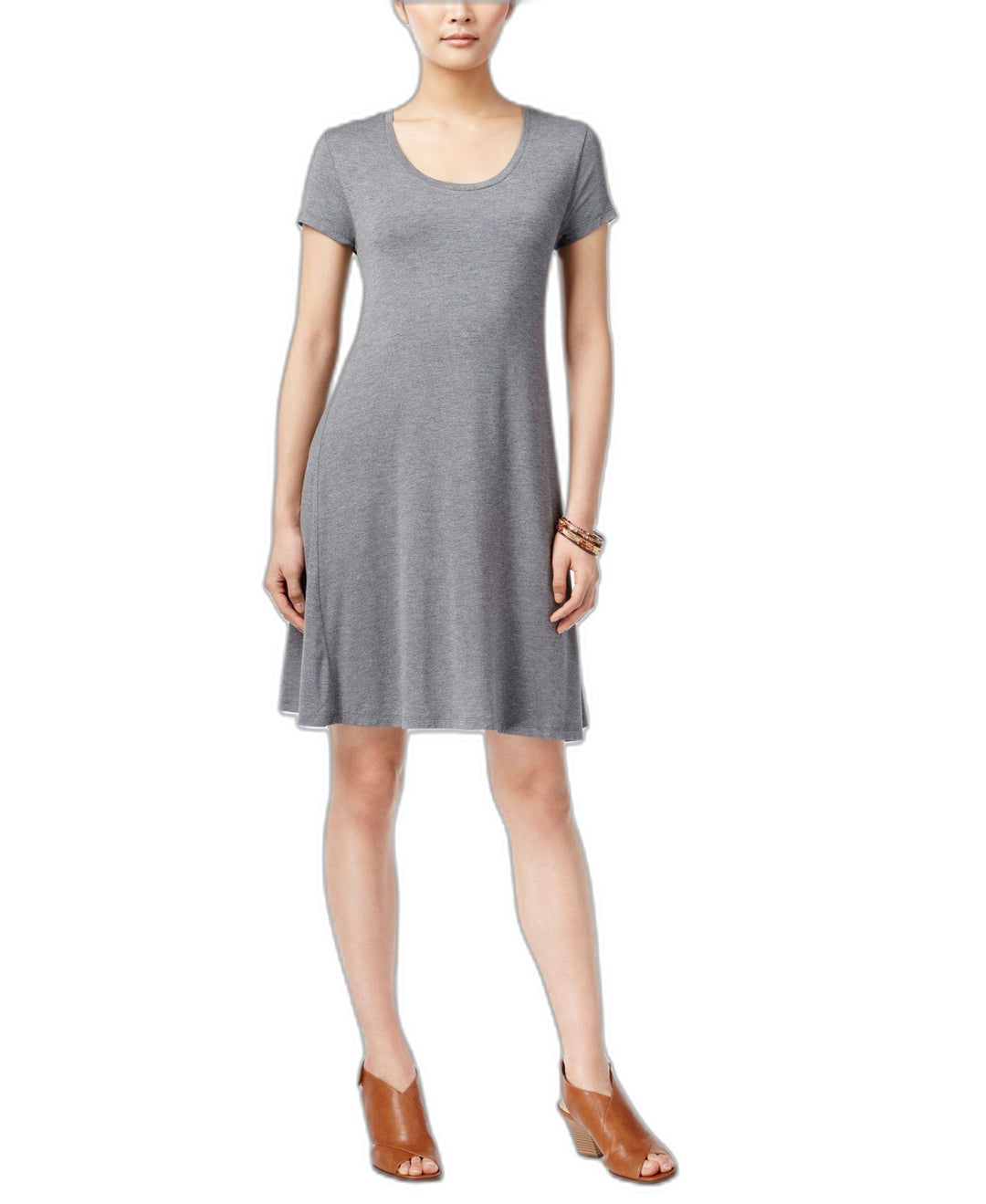 Women's Short-Sleeve A-Line Dress