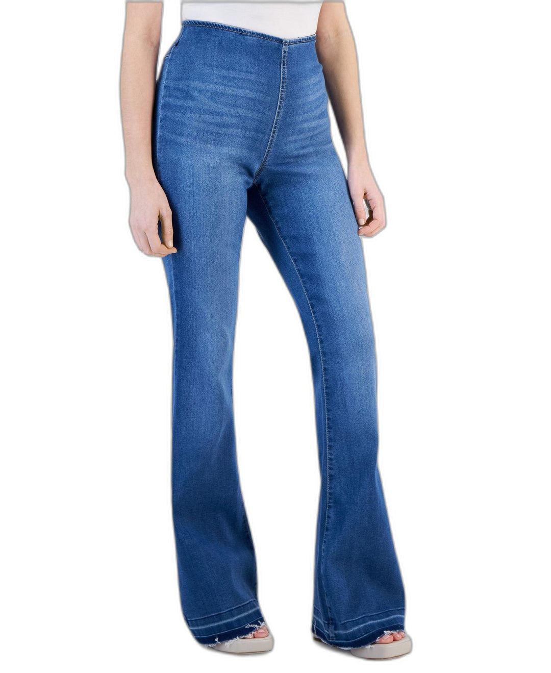 Petite Pull-On Released-Hem Jeans