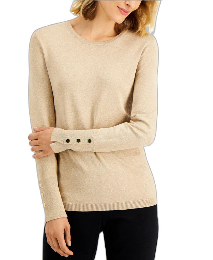 JM Collection Metallic Sweater