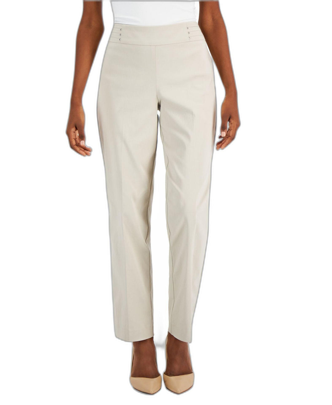 Studded Pull-On Pants, Petite & Petite Short