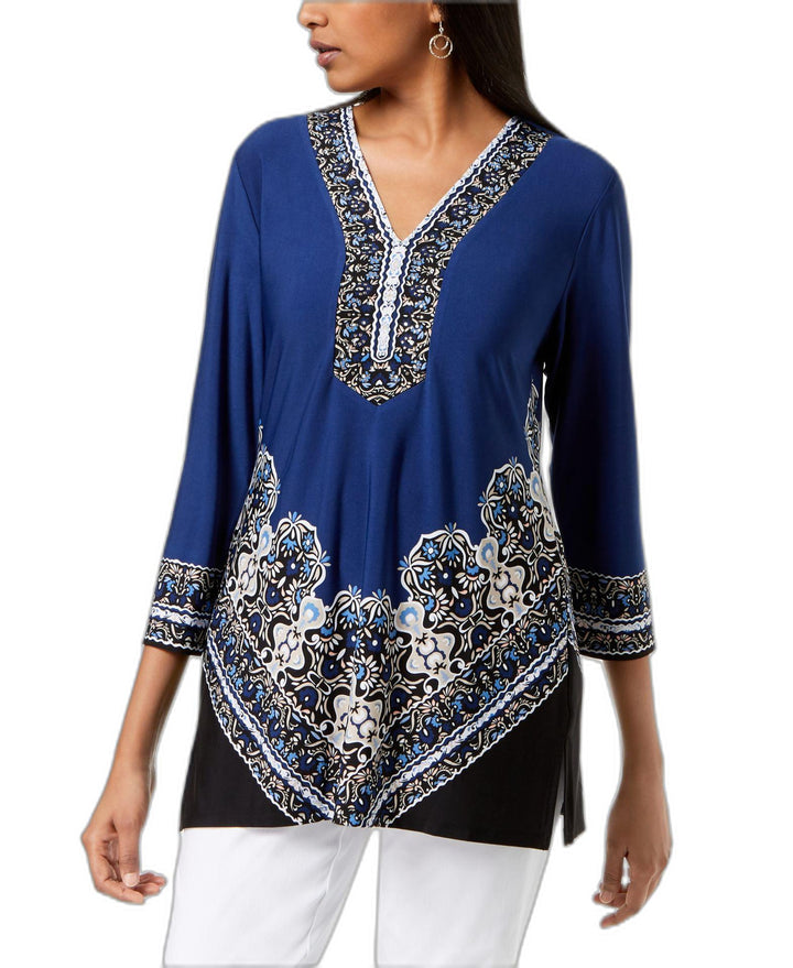 Petite Printed Tunic