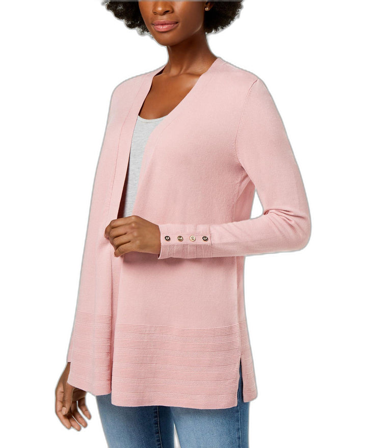 Charter Club Womens Open Front Cardigan
