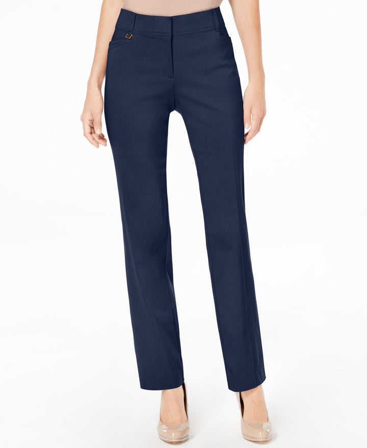 Regular and Short Length Curvy-Fit Straight-Leg Pants