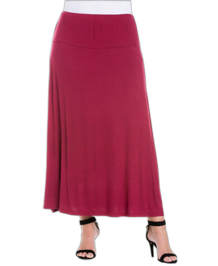 Plus Size Maxi Skirt