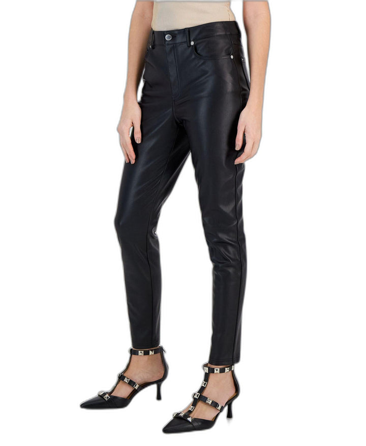 International Concepts Womens Faux Leather Skinny Pants