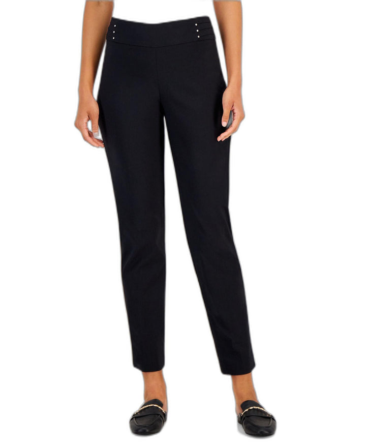Women's Studded Pull-On Tummy Control Pants, Regular and Short Lengths