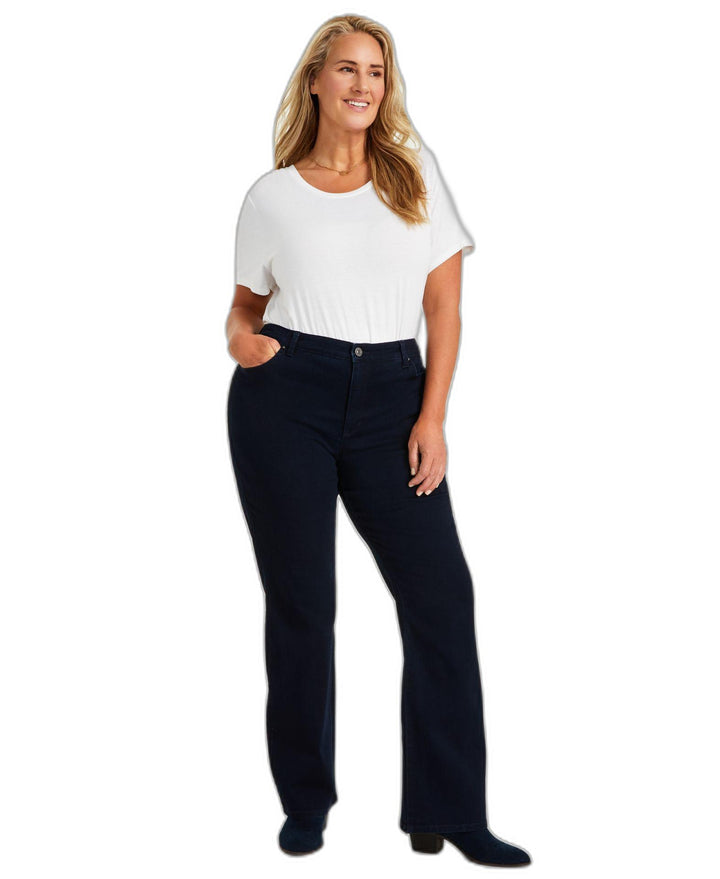 Plus & Petite Plus Size Tummy-Control Bootcut Jeans