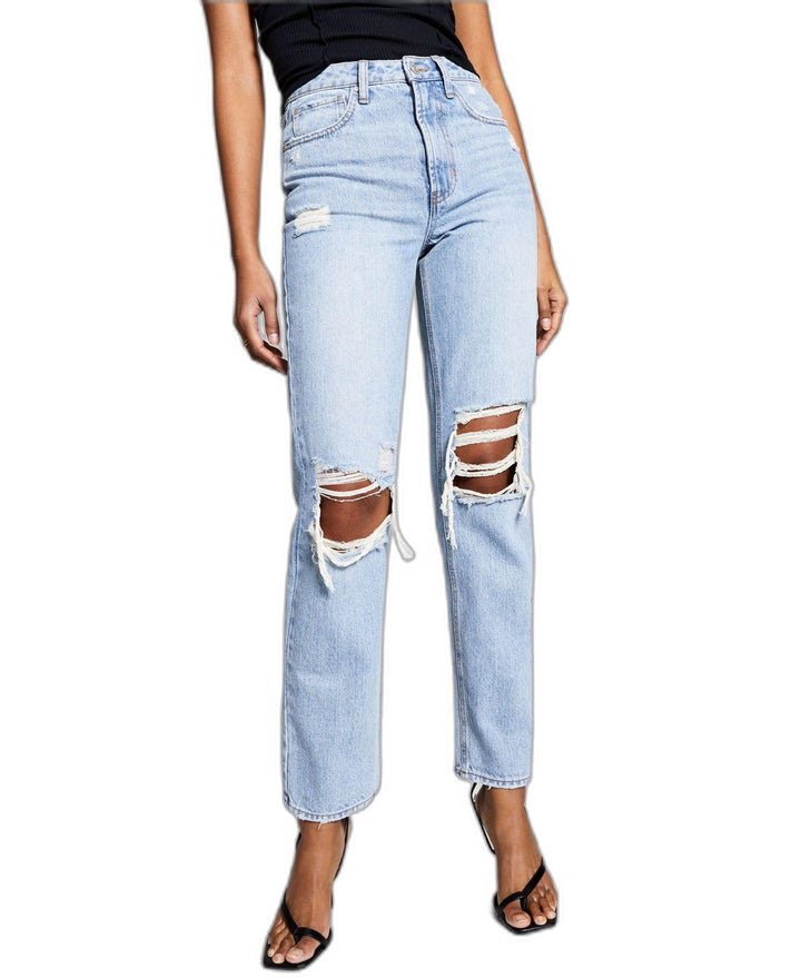 Now This Womens Ultra High Rise Straight Jeans