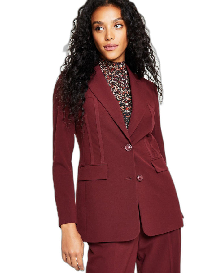 Women's Bi-Stretch Two-Button Seamed Jacket