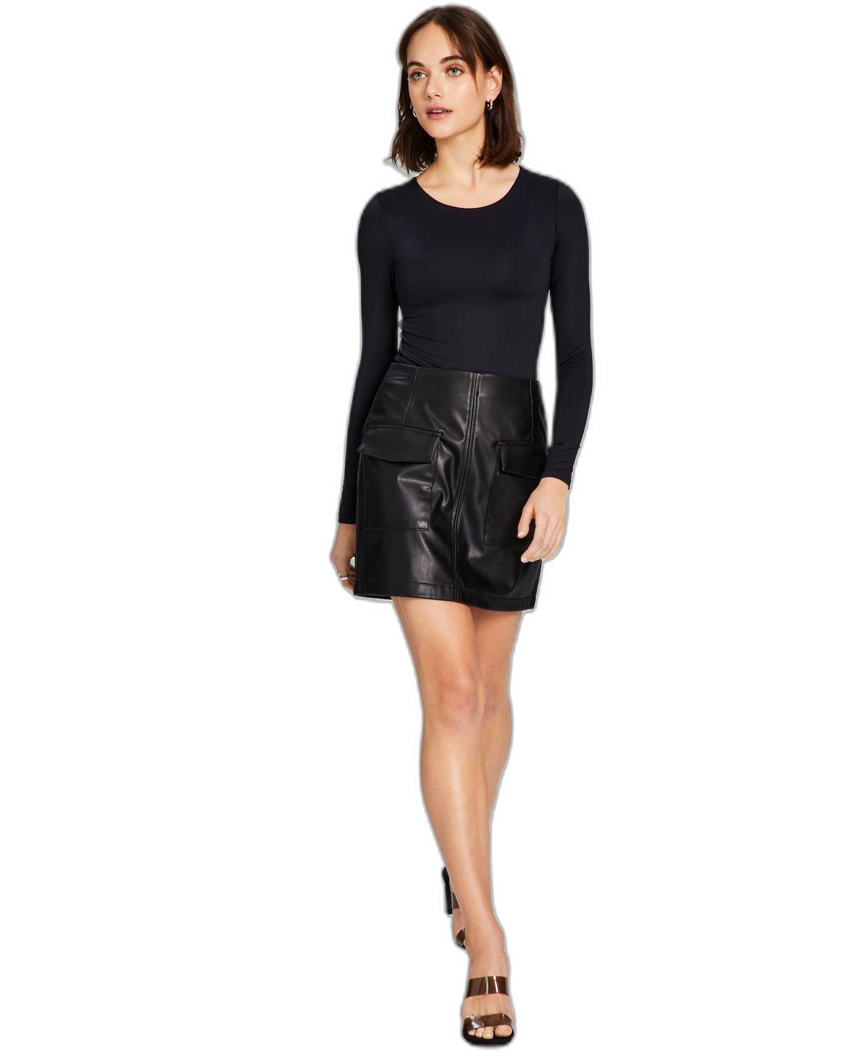 Women's Double-Layered Crewneck Bodysuit