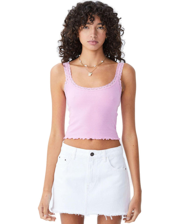 Women's Courtney Lace Trim Camisole Top