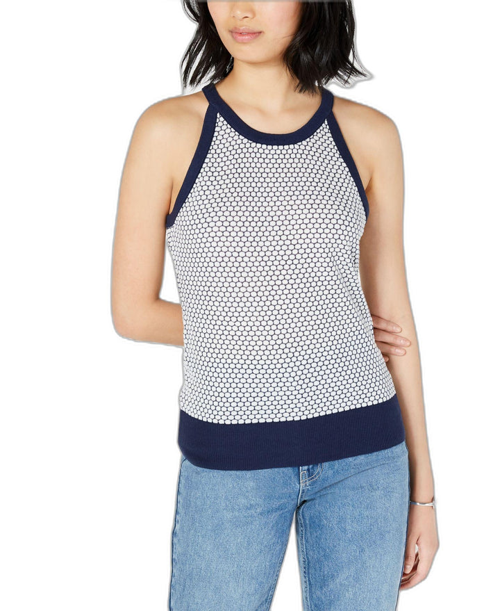 Maison Jules Honeycomb Sleeveless Sweater