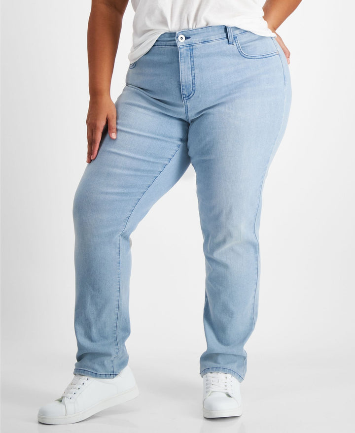 Style & Co Plus Size Stretch Slim Leg Jeans