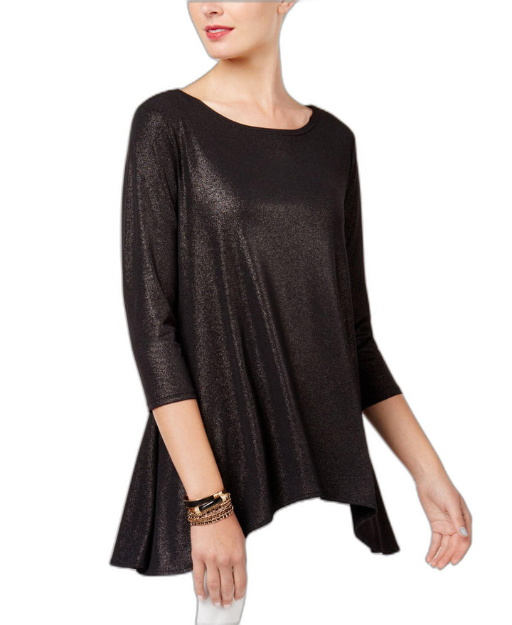 Alfani Petite Metallic Swing Top