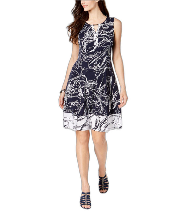 JM Collection Petite Sleeveless A Line Dress