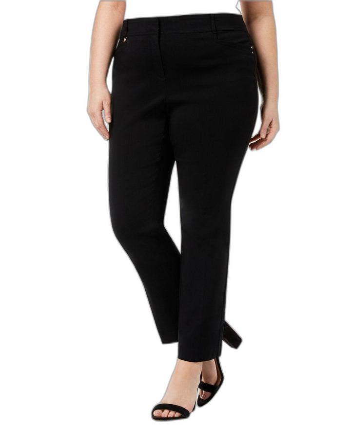Plus & Petite Plus Size Tummy Control Curvy-Fit Pants