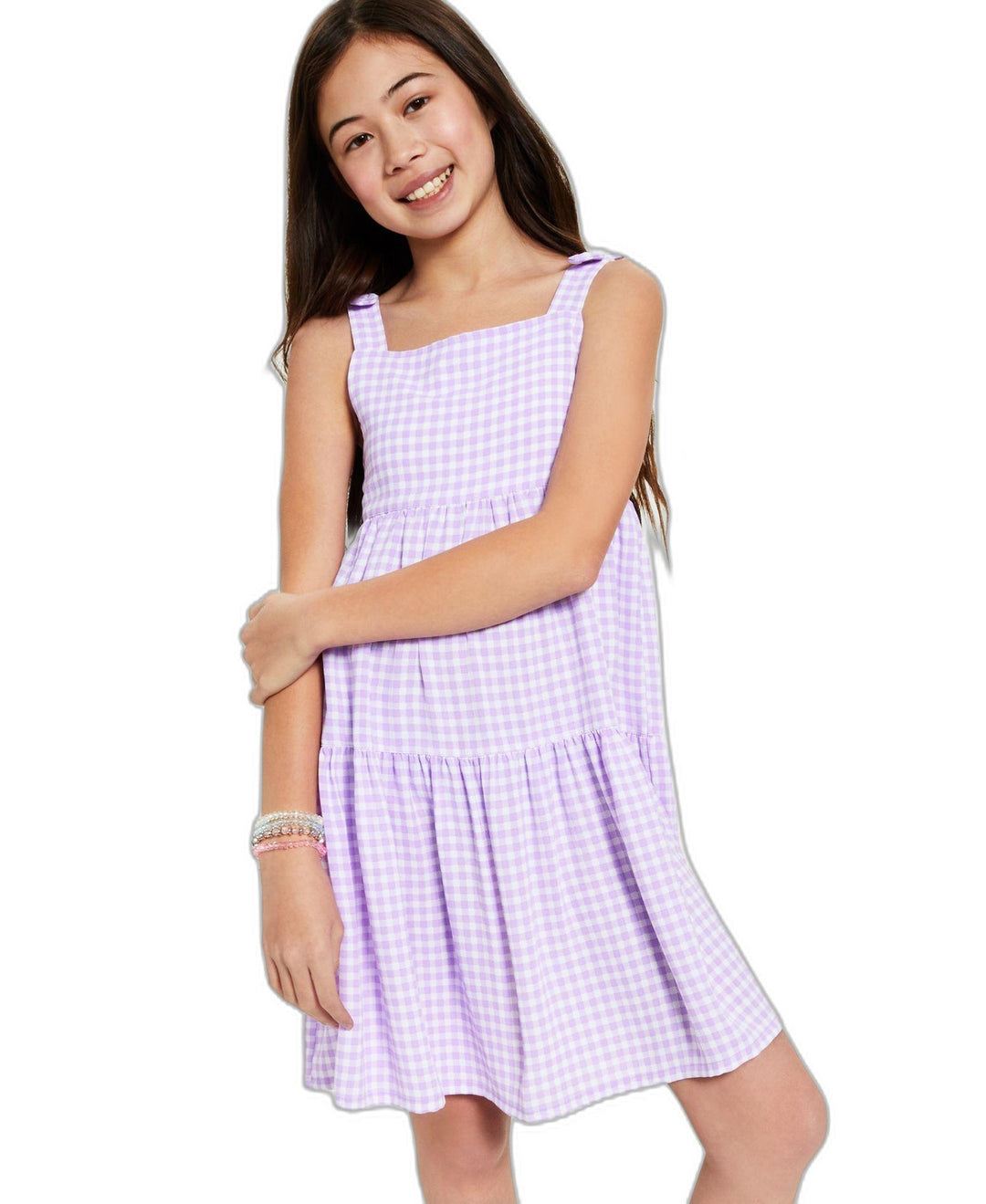 Charter Club Mommy Me Little Girls Gingham Dress