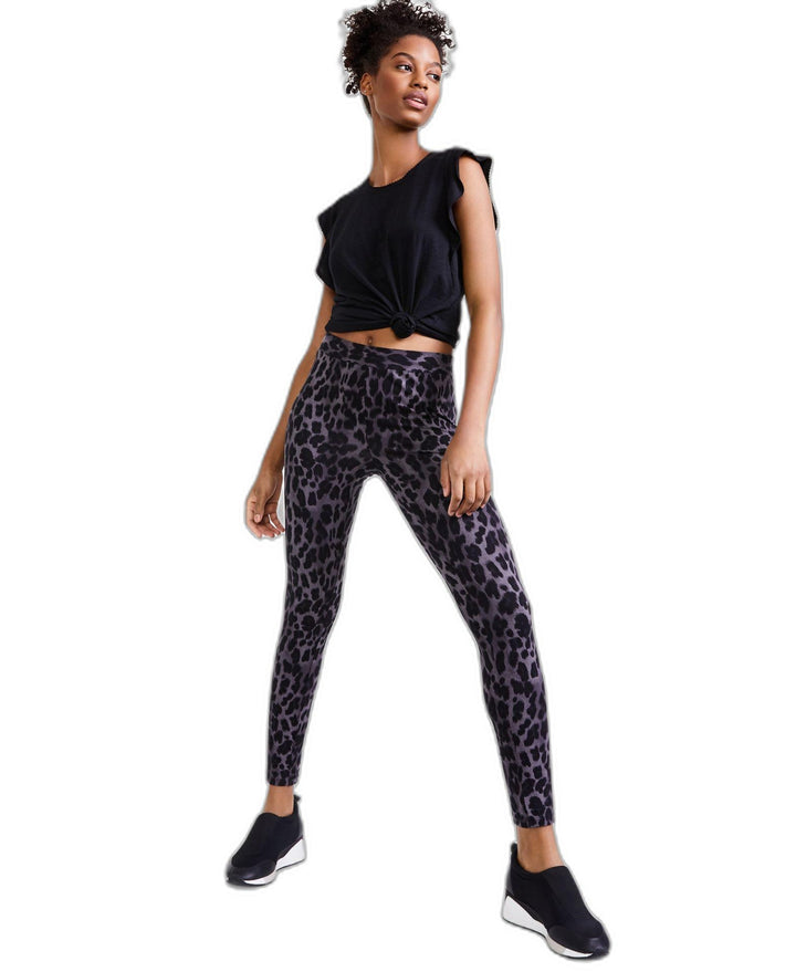 Style & Co Petite Animal-Print Pull-On Leggings