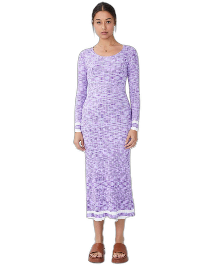 Women's Space Dye Knit Midaxi Dress
