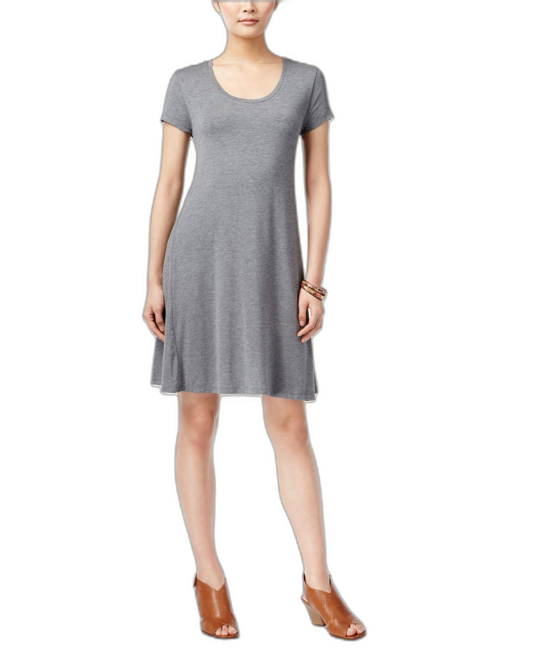 Women's Short-Sleeve A-Line Dress