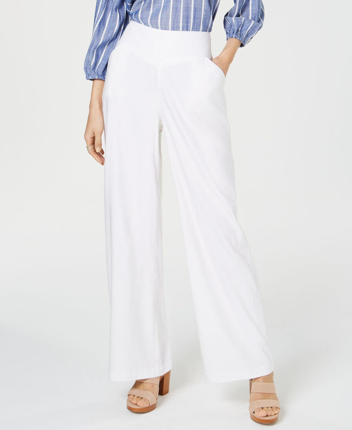 INC Petite Linen Wide-Leg Pants