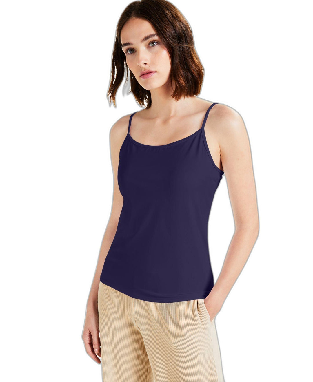 Women's Scoop-Neck Knit Camisole Tank