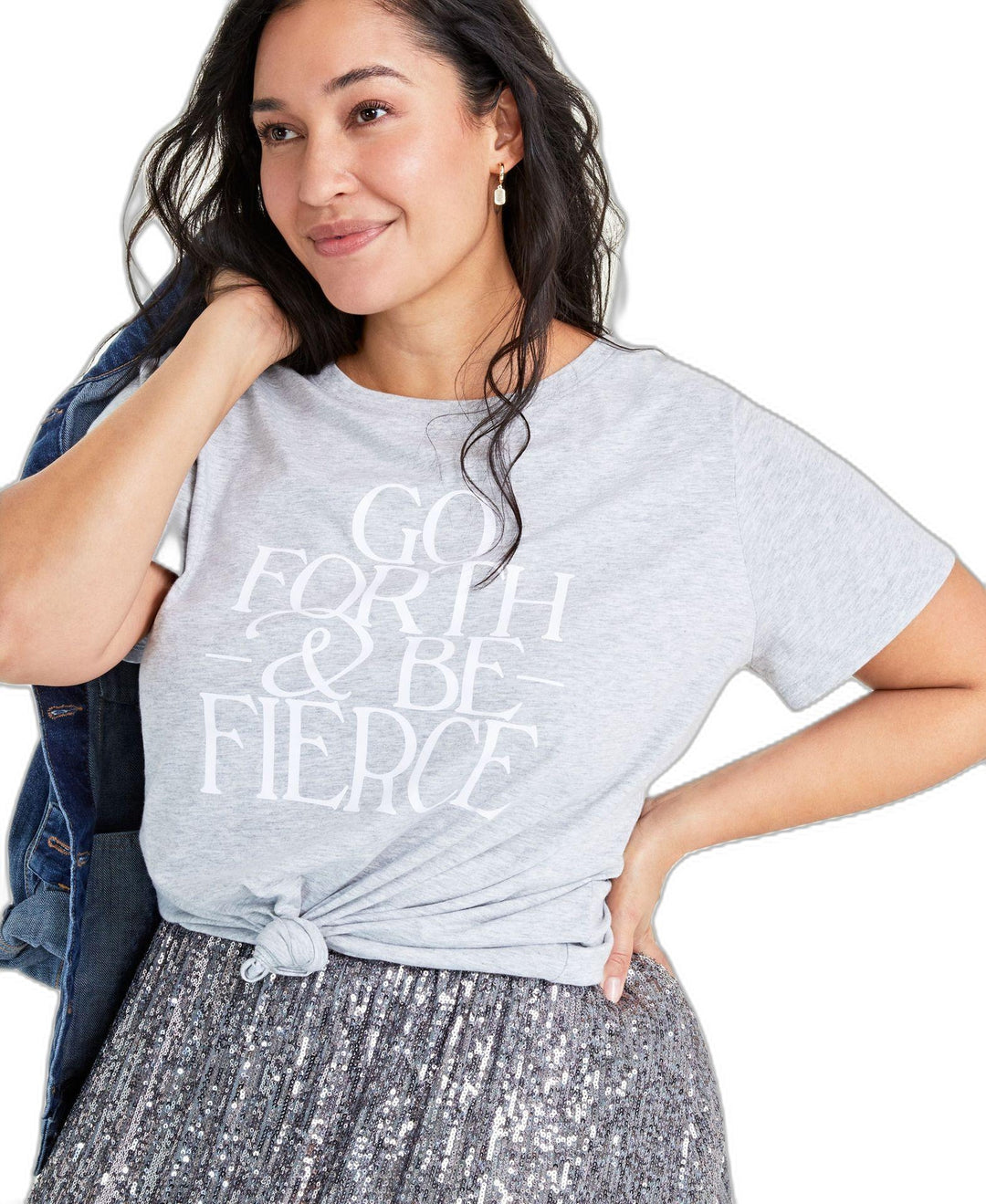 Plus Size Go Forth Graphic T-Shirt