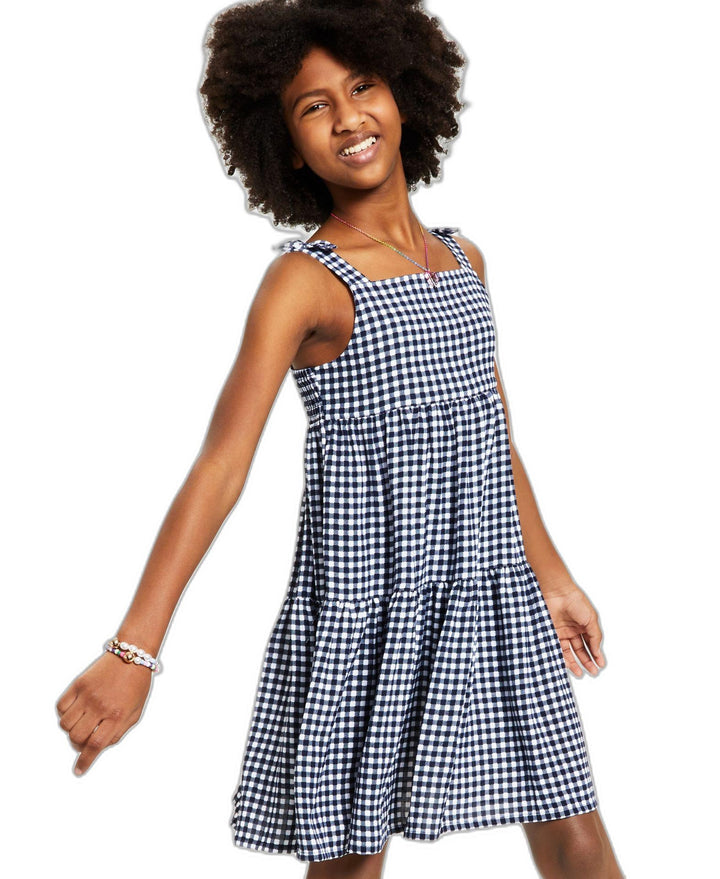 Charter Club Mommy Me Little Girls Gingham Dress