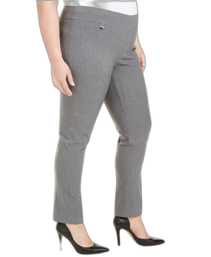 Plus Size Tummy-Control Pull-On Skinny Pants