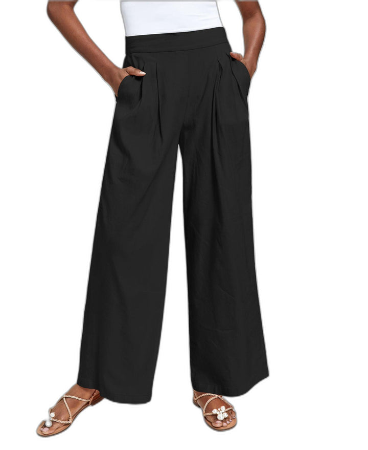 INC International Concepts High Rise Pull On Wide Leg Pants