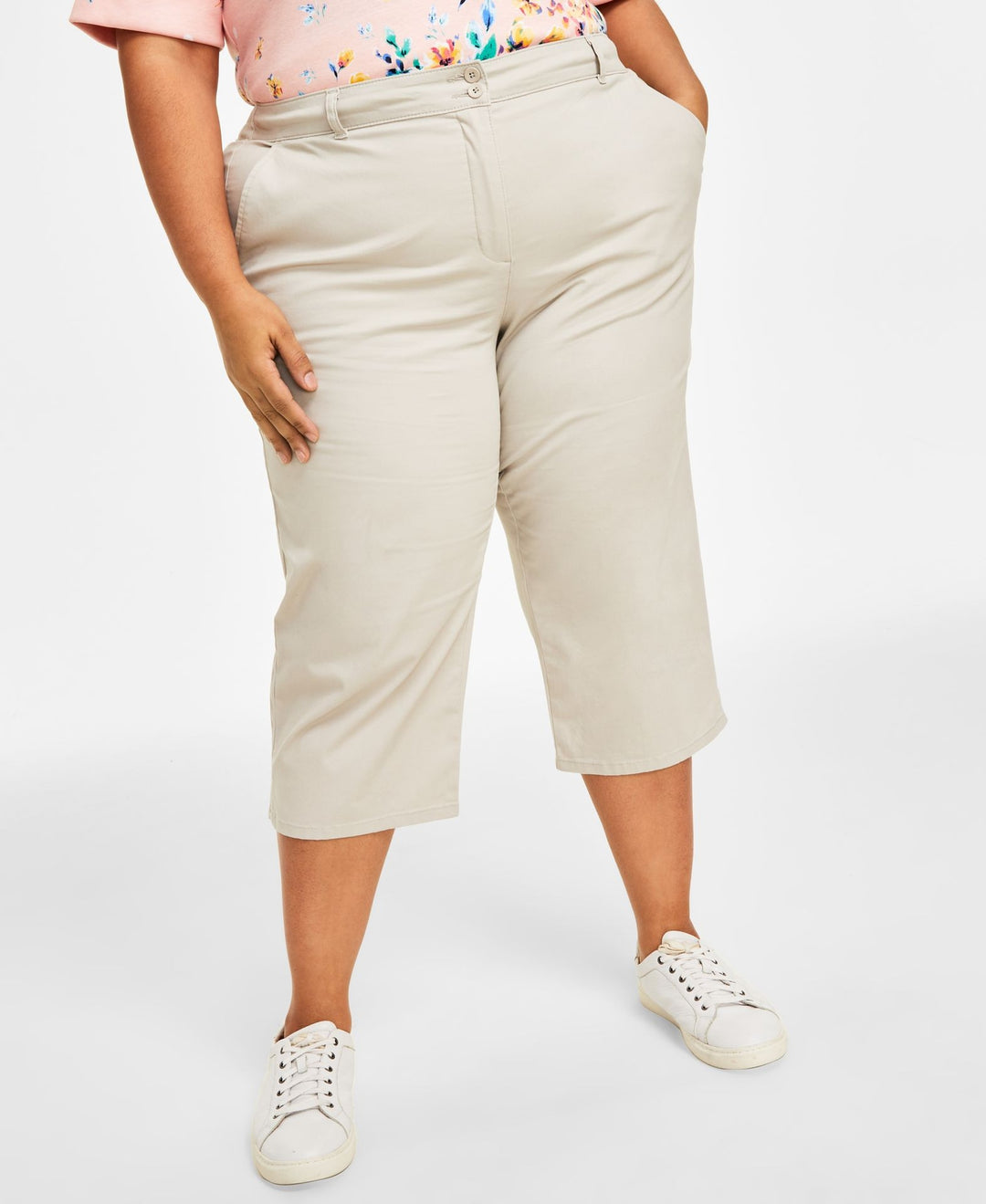 Karen Scott Plus Size Comfort Waist Capri Pants