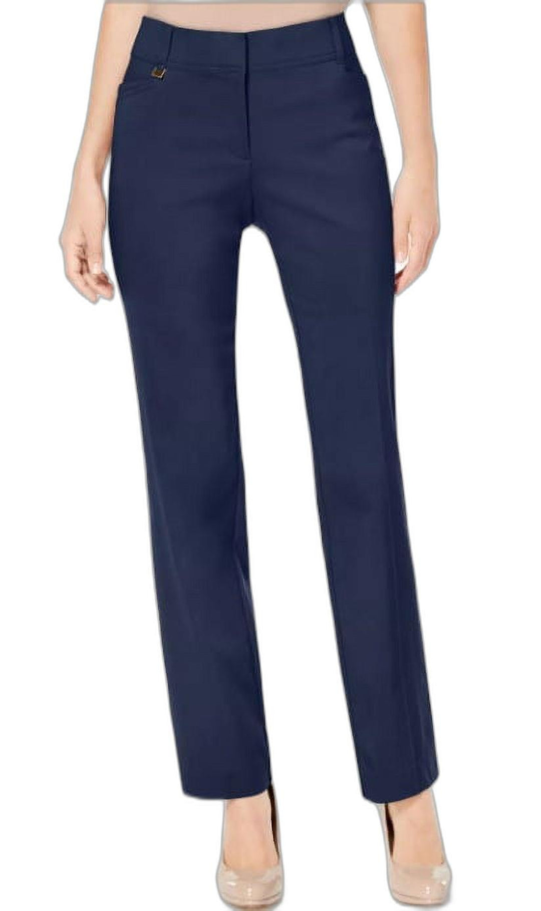 Regular and Short Length Curvy-Fit Straight-Leg Pants