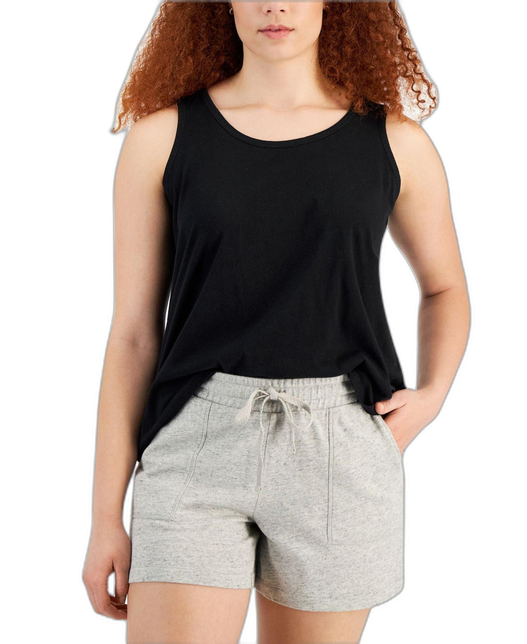 Style & Co Womens Cotton Tank Top
