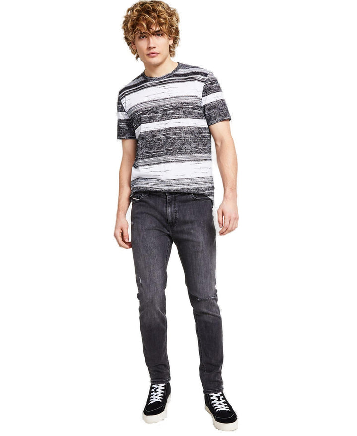 Men's David Slim Athletic Oil Chrome Jeans