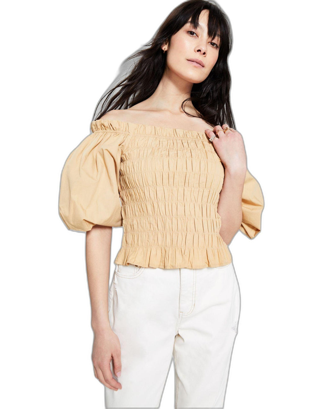 Now This Womens Cotton Off The Shoulder Top