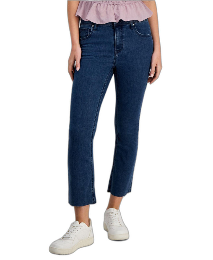 Women's Cropped Flare-Leg Frayed Jeans Andres 29