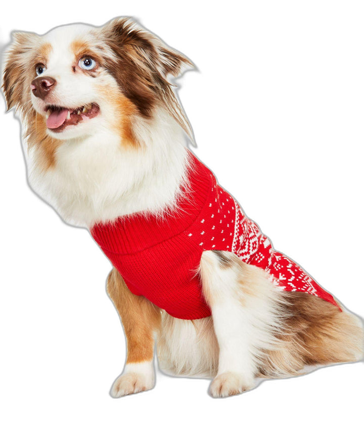 Holiday Lane Festive Fair Isle Pet Sweater