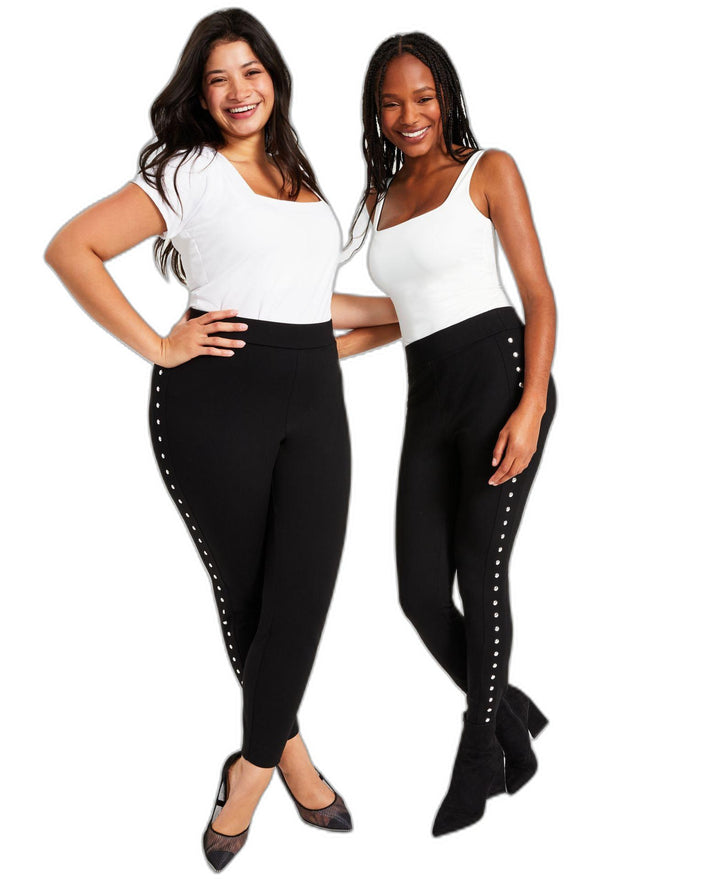 Women's Side-Studded Leggings