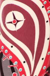 Buttery Smooth Jazzy Burgundy Paisley Leggings