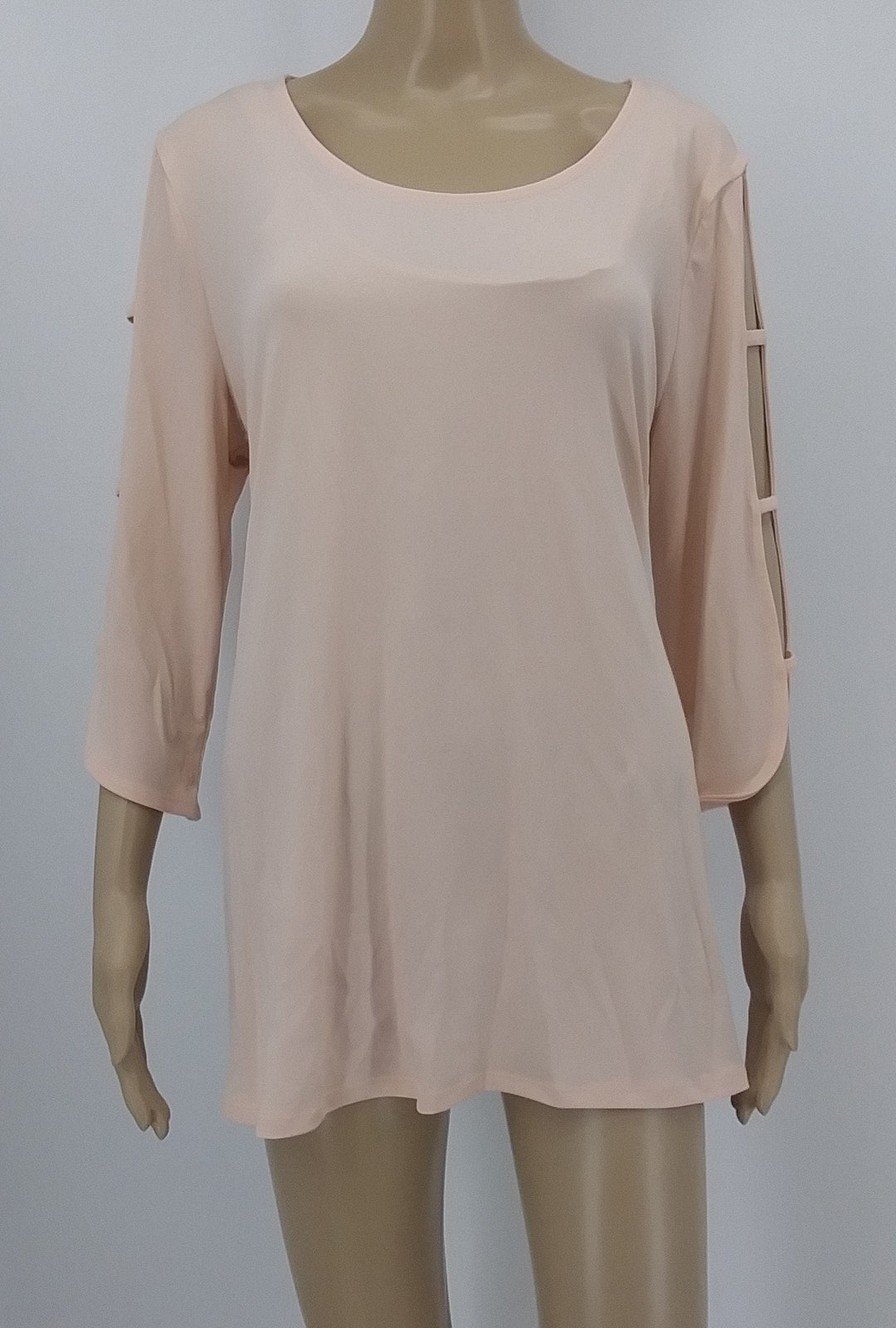 3/4-Sleeve Scoop Neck Top