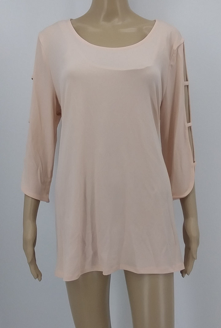 3/4-Sleeve Scoop Neck Top