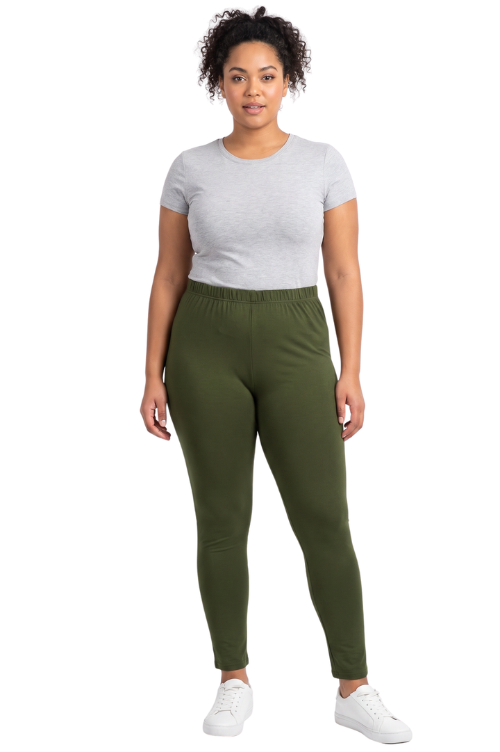 Buttery Smooth Basic Solid Plus Size Capris - New Mix