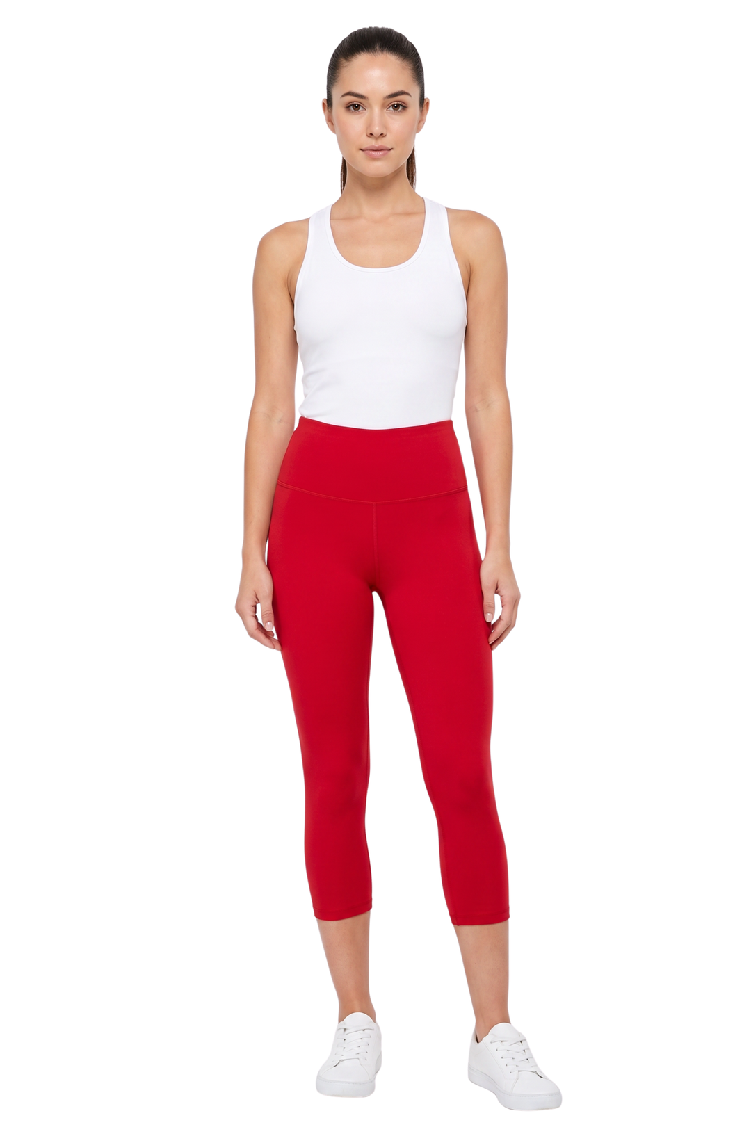 Buttery Smooth Basic Solid High Waisted Capris - 5 Inch - New Mix