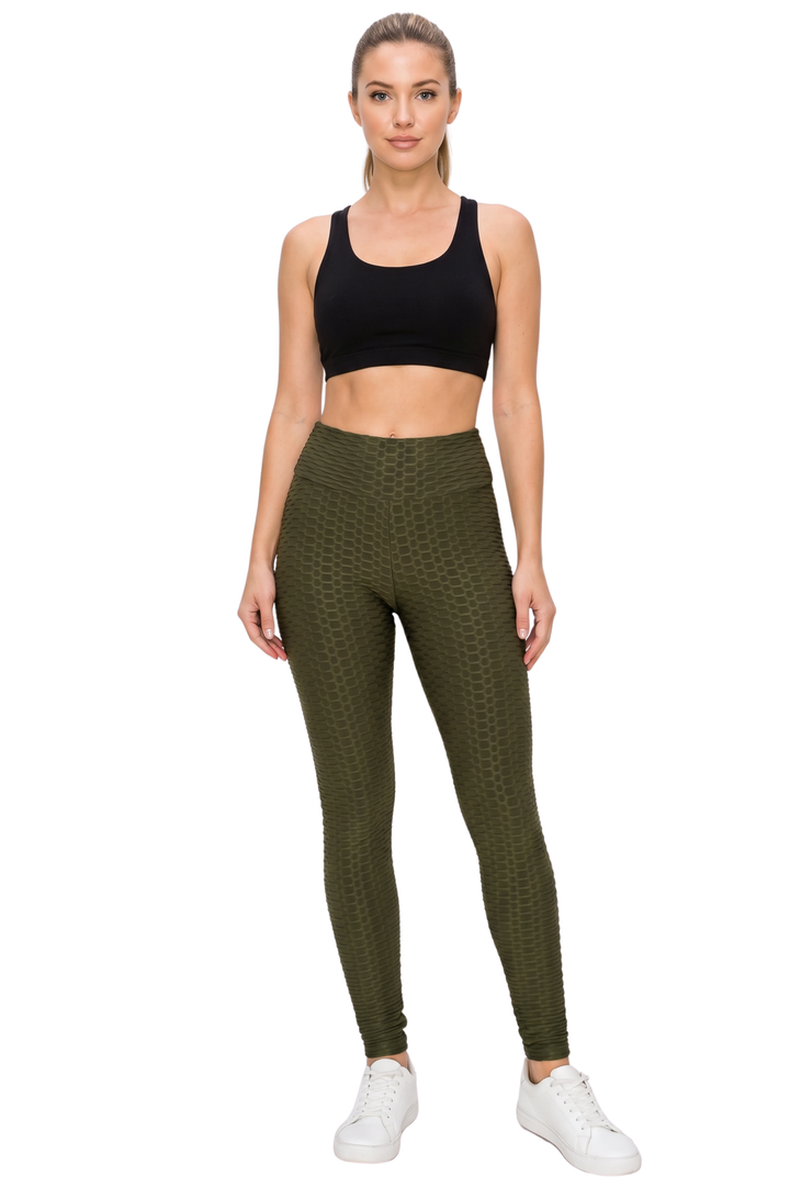 Scrunch Butt High Waisted Plus Size Leggings
