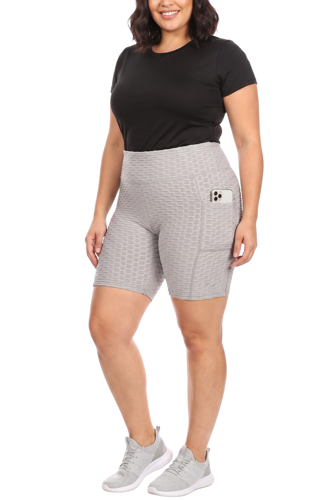 Scrunch Butt High Waisted Sport Shorts with Pockets