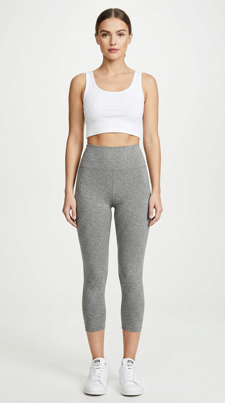 Buttery Smooth Basic Solid High Waisted Capris - 3 Inch - New Mix
